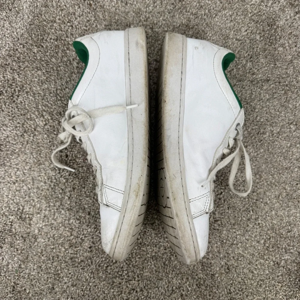 Lacoste Hydez 119 1 P SMA White Green Leather Sneakers Mens 9 737SMA0052082